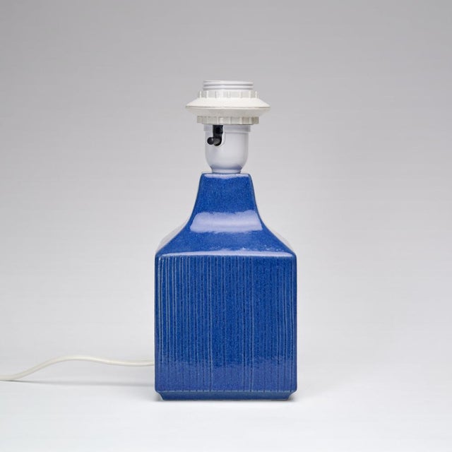 Mid-Century Modern Swedish Ceramic Table Lamp from Ego Stengods, 1970s For Sale - Image 3 of 5