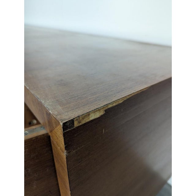 Brown Large Modernist Teak Sideboard For Sale - Image 8 of 12