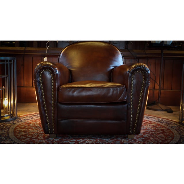 Club Chair in Leather from Timothy Oulton, 2010s For Sale - Image 18 of 18