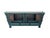 Asian Style Distressed Rustic Teal Blue Low Tv Console Table Cabinet For Sale - Image 9 of 16