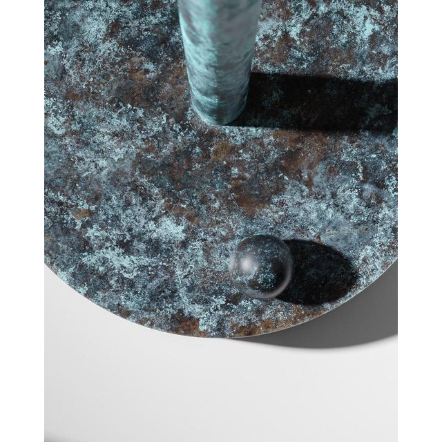 Vesta floor lamp by schwung dimensions: ø 22 x h 15,28 cm materials: triplex opax transparent glass, lacquered burnished...