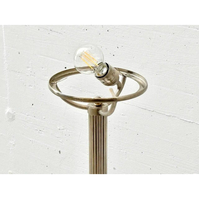 Nickel Table Lamps with Opal Shades by Adolf Loos for Villa Steiner For Sale - Image 12 of 15