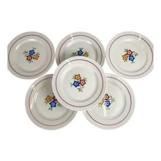 Vintage The Beehive Dinner Plates from Moulins Des Loups, 1950s, Set of 6 For Sale