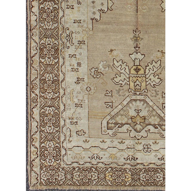 Keivan Woven Arts, kwarugs / , This lovely and finely woven antique Turkish Oushak rug (circa 1930) displays a prayer...