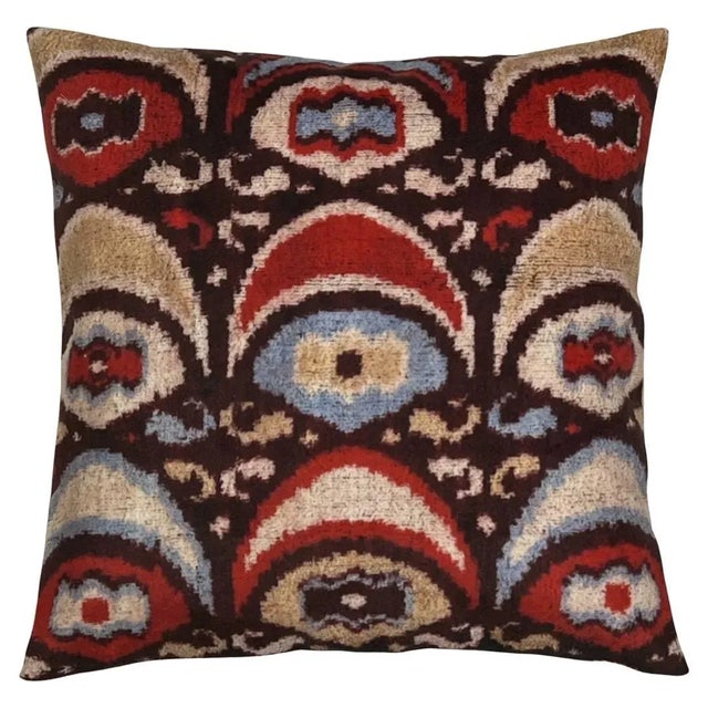 Pasargad Turkish Style Ikat Pillow For Sale - Image 4 of 4