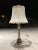 Japanese Bronze & Marble Column Table Lamp With Original Shade Okinawa For Sale - Image 13 of 13