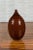 Asian Thai Chiang Mai Brown Textured Teardrop Shaped Vase from the Prem Collection For Sale - Image 3 of 13