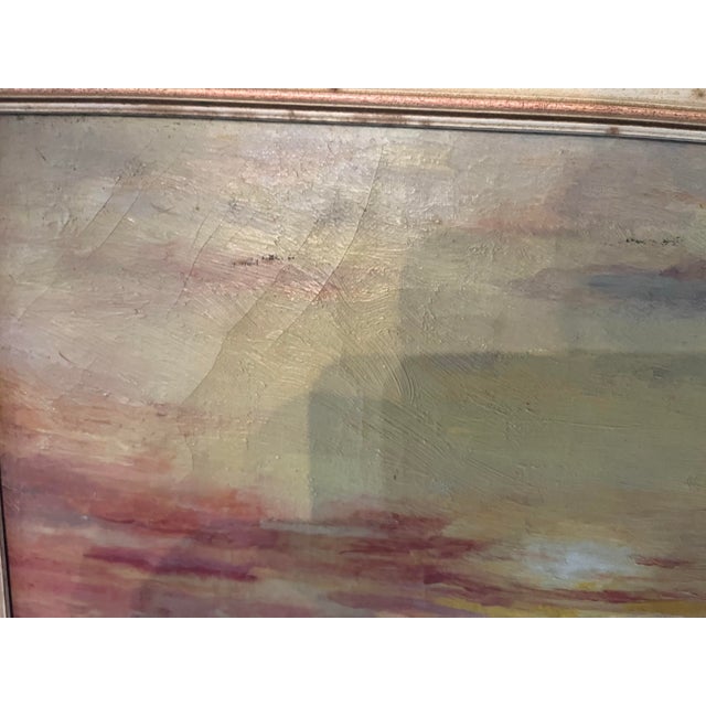 Vintage Oil on Canvas Landscape Painting From a Studio in the Hudson Valley For Sale In Philadelphia - Image 6 of 8