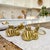 Enhance your autumn dining experience with our set of 4 Solid Brass Vintage Pumpkin Napkin Ring Holders, perfect for...