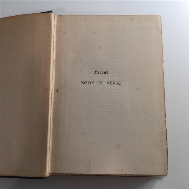 Traditional Second Book of Verse Eugene Field C. 1895 Scribner For Sale - Image 3 of 11