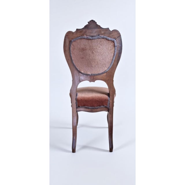 Antique Rococo Revival Chairs, 1800s, Set of 4 For Sale - Image 4 of 11