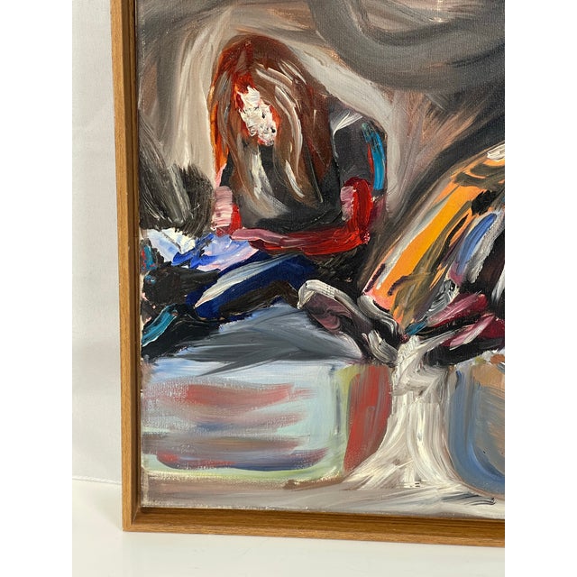 2020s Original Expressionist Figurative Painting on Canvas For Sale - Image 5 of 10