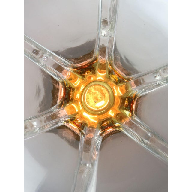 Mid-Century Modern Murano Glass and Brass Pendant from Mazzega, 1960s For Sale - Image 18 of 18