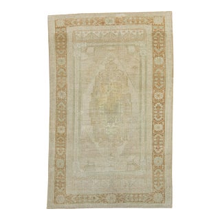 Turkish Vintage Anatolian Rug 4'2" x 6'7" #17580 For Sale