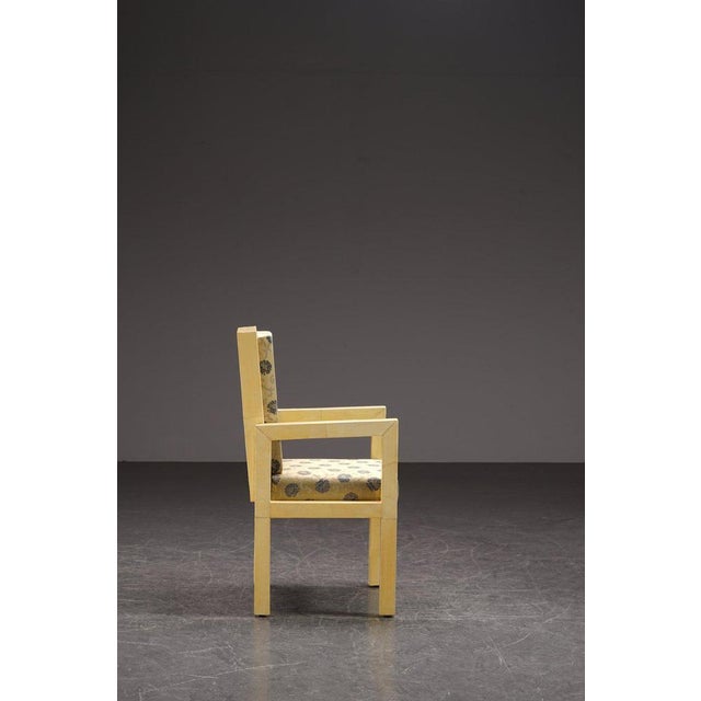 Art Deco Armchair Parchment, 1930s For Sale - Image 6 of 17
