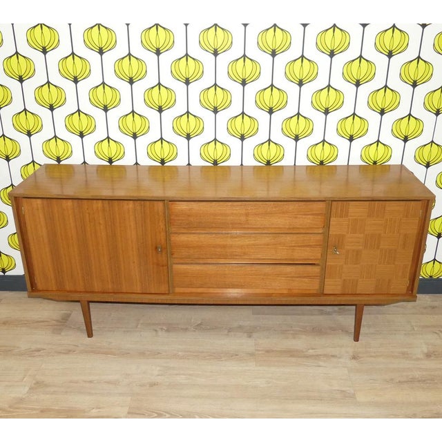 Wood Veneer Sideboard, Sweden, 1960s For Sale - Image 4 of 15