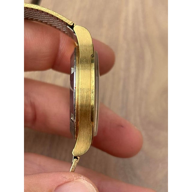 Vintage Automatic Watch in Gold Plating from Omega, 1970s For Sale - Image 5 of 8