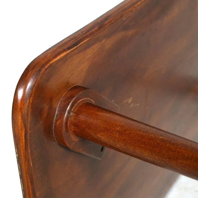 1950s Italian Walnut Coffee Table, 1950s For Sale - Image 5 of 6