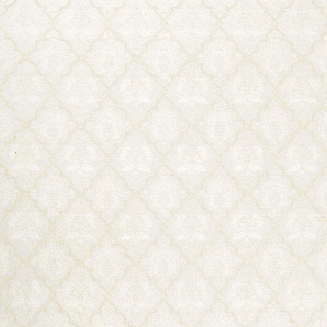 Contemporary Schumacher X Timothy Corrigan Hedgerow Trellis Indoor & Outdoor Fabric in Ivory For Sale - Image 3 of 3