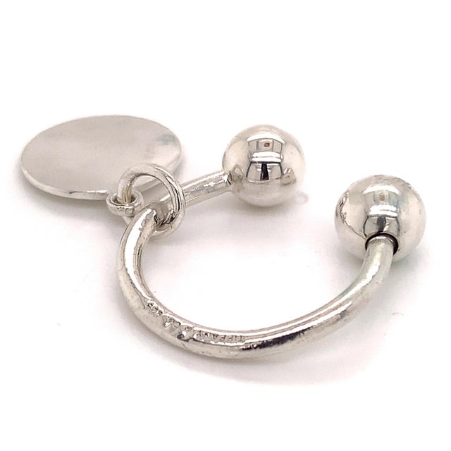 1990s Tiffany & Co Estate Sterling Silver Keychain For Sale - Image 11 of 12