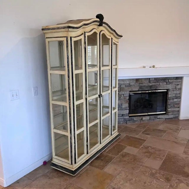 Mid 20th Century Curio China Display Case Chairish