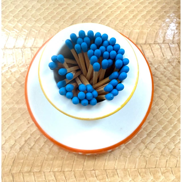Orange Alexander Girard Rive De La Gauche Matchstrike For Sale - Image 8 of 12