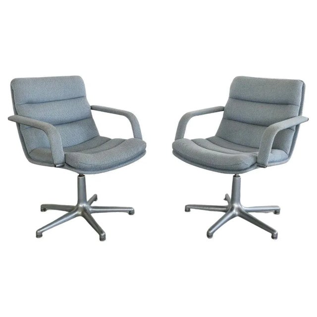 Swivel Armchairs in Wool attributed to Geoffrey Harcourt for Artifort, 1970s, Set of 2 For Sale - Image 9 of 9