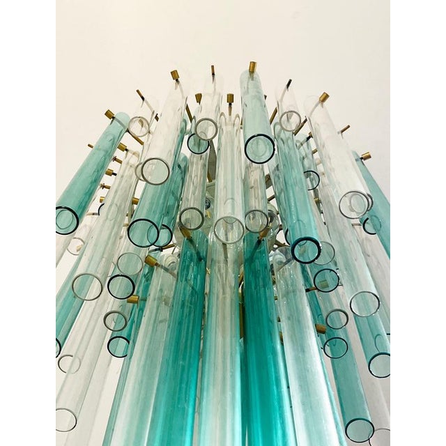 Venini Mid-Century Modern Murano Glass Cascade Chandelier from Venini, Italy, 1960s For Sale - Image 4 of 6