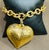 Vintage 14 Karat Yellow Gold 24.3 Gm Link Bracelet for Charms with Heart Charm For Sale - Image 17 of 18