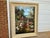 Inner Gardens Beautiful Large Vintage Painting For Sale - Image 4 of 7