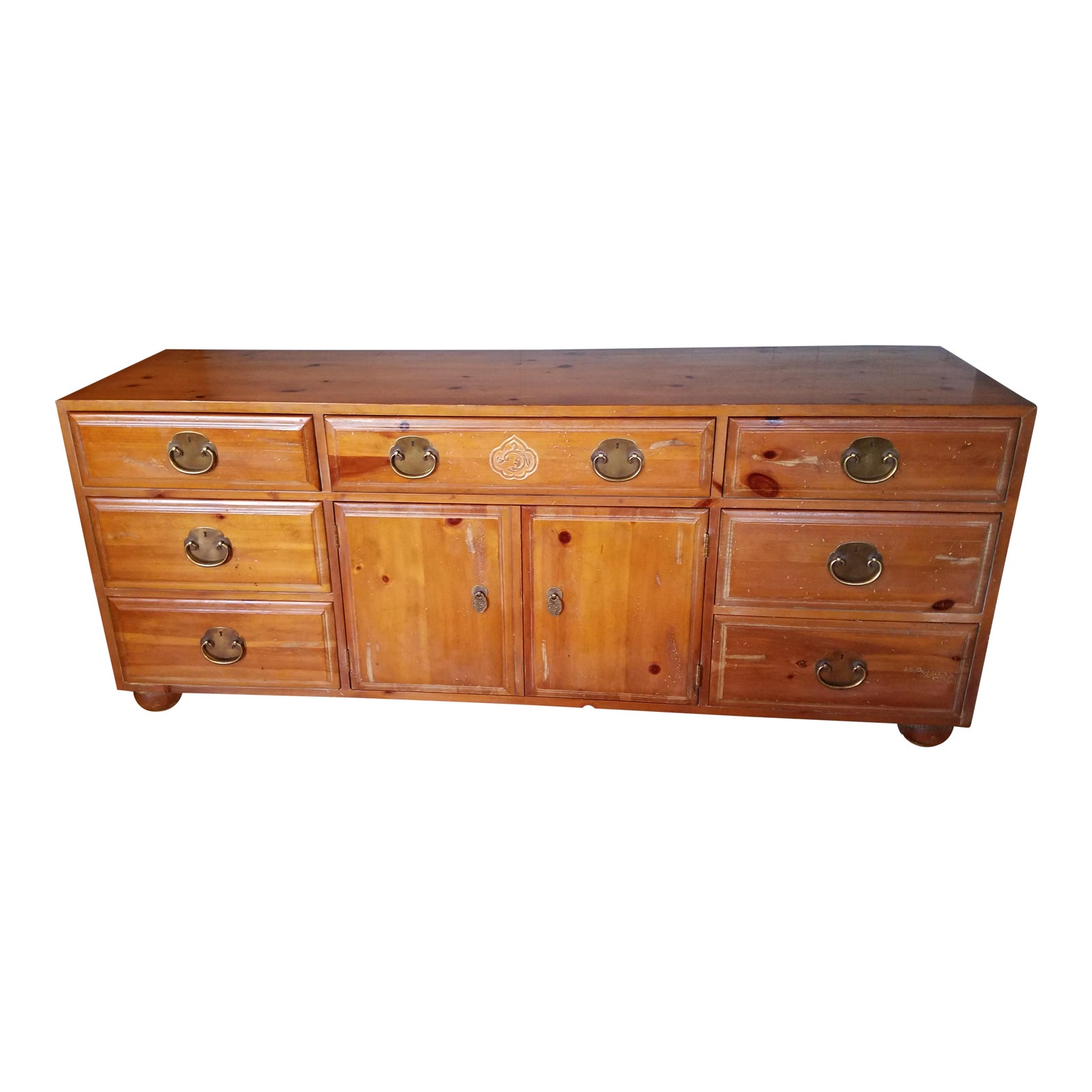 Henredon Asian Pine Dresser Chairish