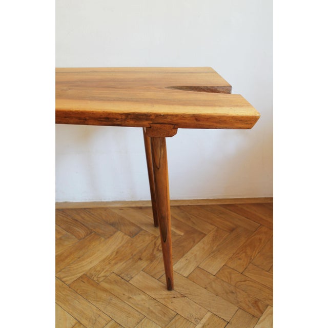Organic Oak Side Table from Uluv, 1960s For Sale - Image 12 of 17