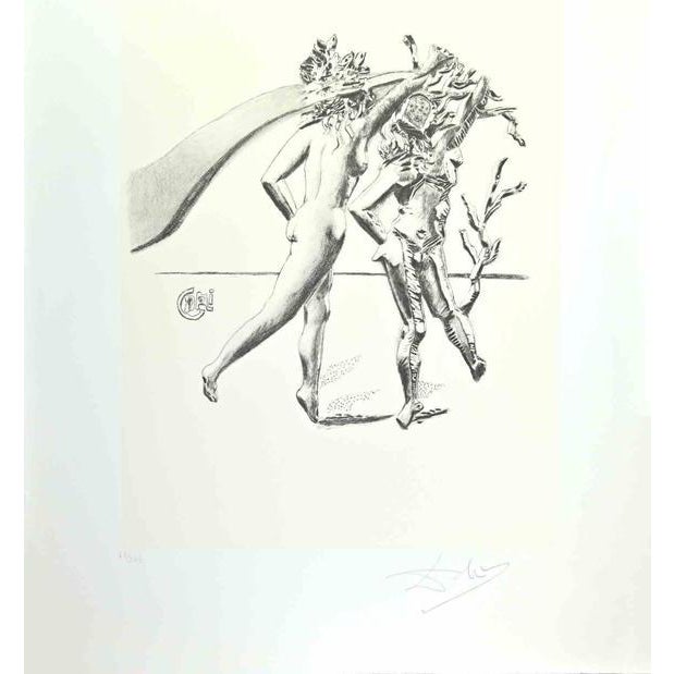 Nude The Dance, Edition 64/249, 1980, Lithograph For Sale - Image 3 of 3