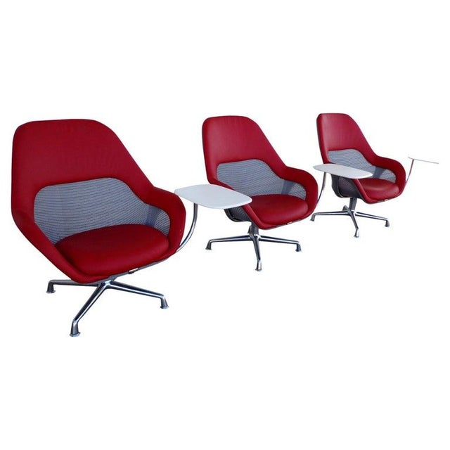 Steelcase I2i Collaborative Ergonomic Dual swivel lounge chair with tablet Designed in collaboration with Thomas Overthun...