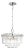 Chapman & Myers by Visual Comfort Studio Arden Small Chandelier, Silver For Sale