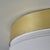 1970s Fagerhult Brass & Glass Scandinavian Modern Flush Mount For Sale - Image 9 of 11