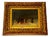 Winter Scene & Soldiers, Oil on Wood, 19th Century, Framed For Sale