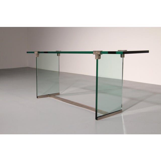 Peter Ghyczy Glass Model T30 Side Table by Peter Ghyczy, 1970s For Sale - Image 4 of 11