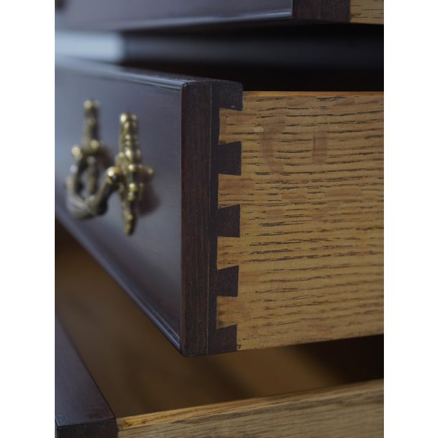 2000 - 2009 Henkel Harris 4-Drawer Mahogany Bachelor Chest For Sale - Image 5 of 17