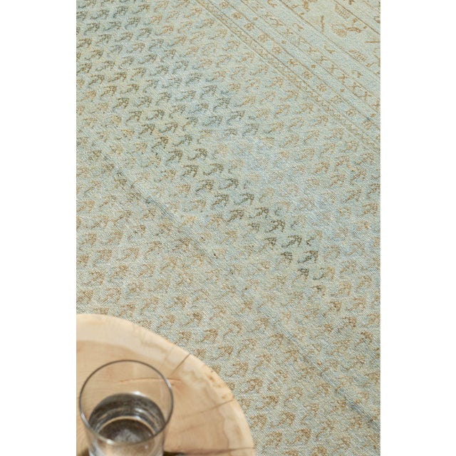 Textile Vintage Hamadan Small Boteh Mir Motif Area Rug | Lavina For Sale - Image 7 of 10