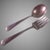 Silver Virginia Pattern Baby Fork & Spoon by Weidlich Sterling Spoon Co. For Sale - Image 8 of 8