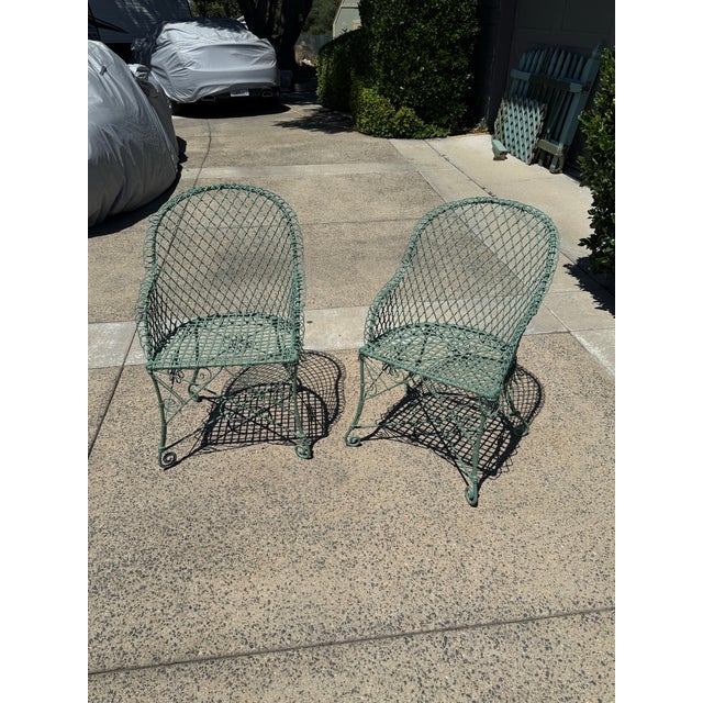 English 19th Century English Bench With Matching Chairs For Sale - Image 3 of 12