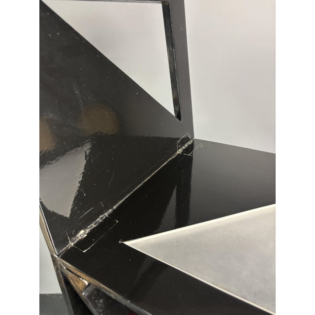 Postmodern Dutch Foldable Side Chair from Eindhoven Design Academy, 1980s For Sale - Image 6 of 18