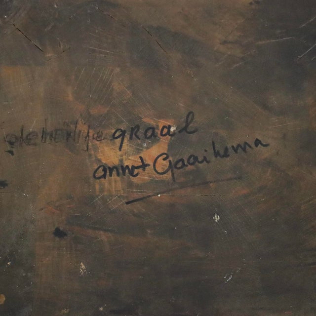 Brown Annnet Gaaikema, Holy Grail Sculptural Form, 1980s, Wood For Sale - Image 8 of 9