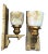 Hammered Arts and Crafts Wall Sconces With Bournique Shades Circa 1916 #2512 For Sale In Los Angeles - Image 6 of 7
