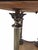Mid 20th Century Hollywood Regency Style Marble Top Side Table With Fluted Brass Columns For Sale - Image 9 of 9