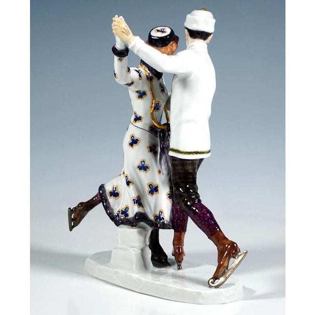 Art Nouveau Figure by Alfred Koenig for Meissen Germany, 1890s For Sale - Image 4 of 7