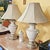 Vintage Pair of Neoclassical Trophy Urn Table Lamps in White Crackle Glaze – Made in Usa For Sale - Image 15 of 18