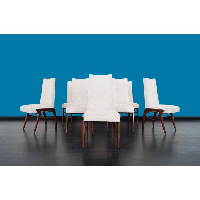 Mexican Modernist Dining Chairs by Eugenio Escudero Set of 8 Chairish