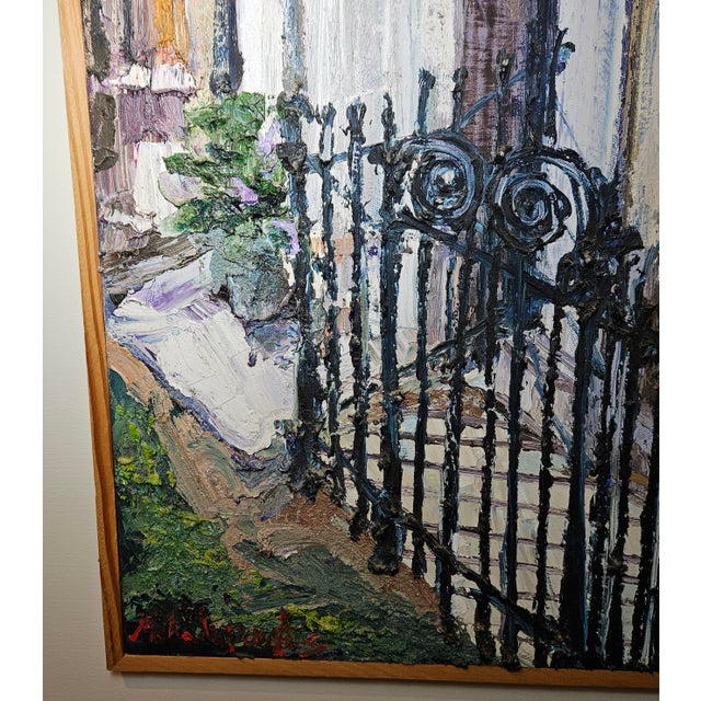 James Michalopoulos Painting of New Orlean's Mausoleums For Sale In Charlotte - Image 6 of 12